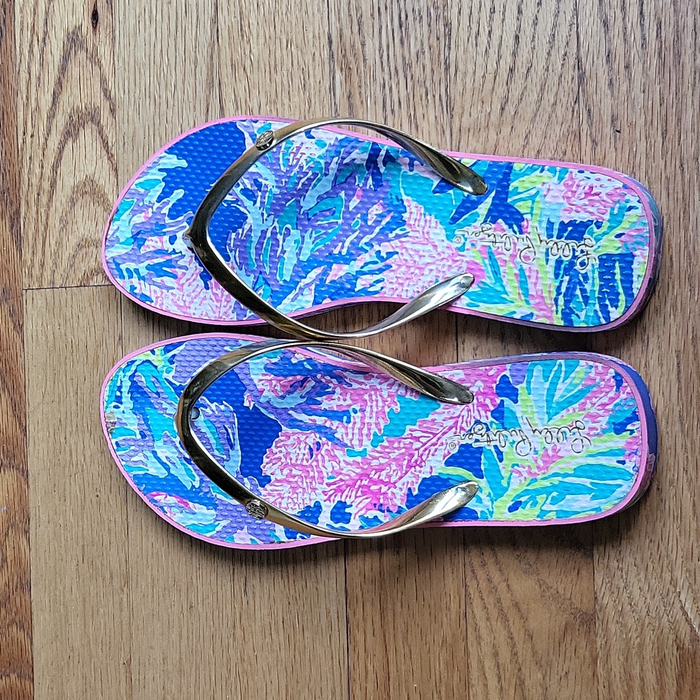 Lilly Pulitzer Flip Flops